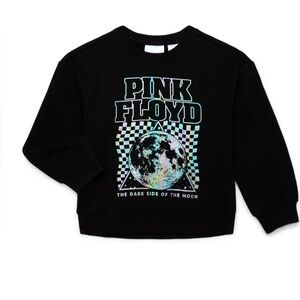 Girls Pink Floyd Black Graphic Sweatshirt!‎